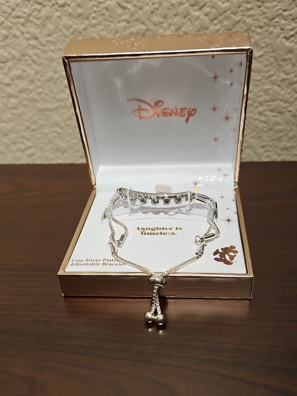 Disney Adjustable Bracelet - Silver Crown